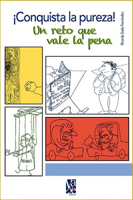 Portada del libro ¡Conquista la pureza! del Padre Ricardo Sada